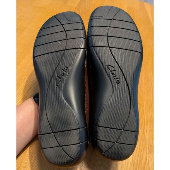 Clarks Womens Ultimate Comfort Collection Slip On Shoes 15260 Brown Croc Size 11 - Picture 8 of 9